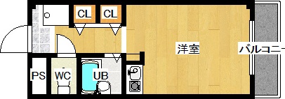 4階の間取り図