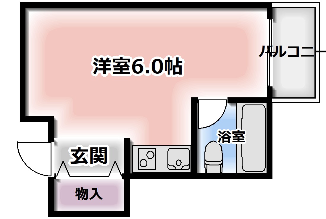 2階の間取り図