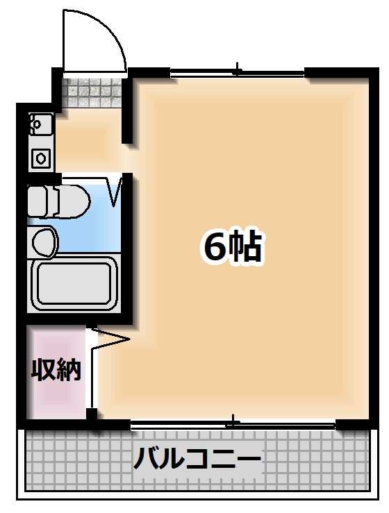 2階の間取り図