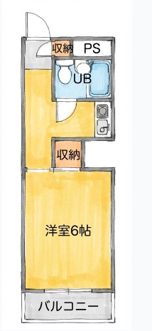 3階の間取り図