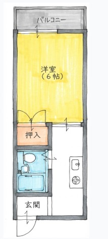 2階の間取り図