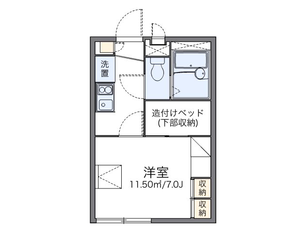 2階の間取り図