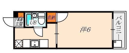2階の間取り図
