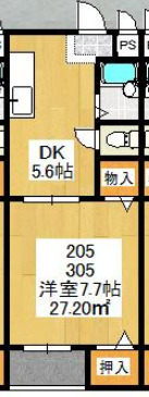 3階の間取り図