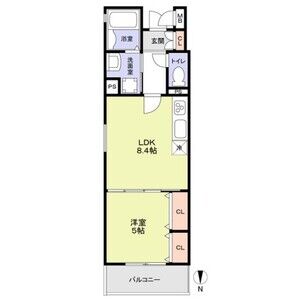 2階の間取り図