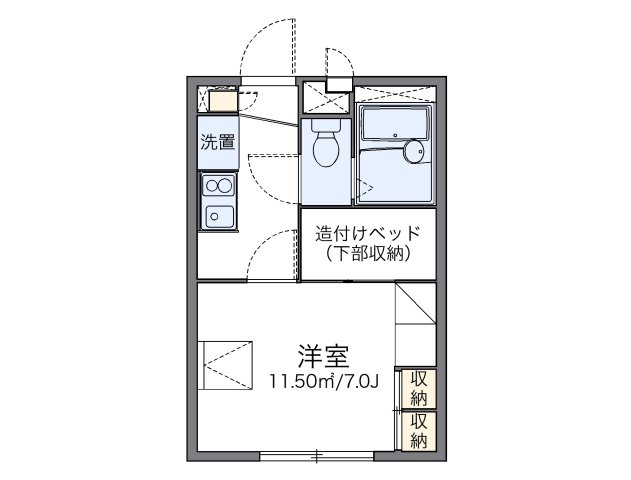 1階の間取り図