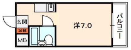 2階の間取り図