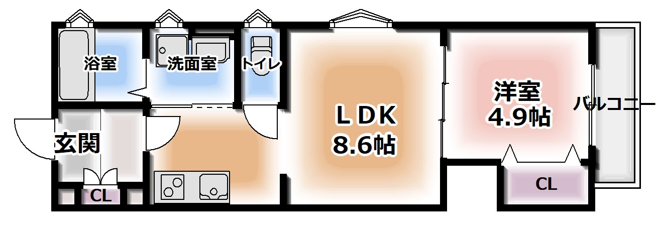 【お部屋探しはラックハウジングにお問合せ下さいませ】
