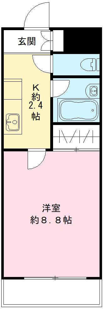 6階の間取り図