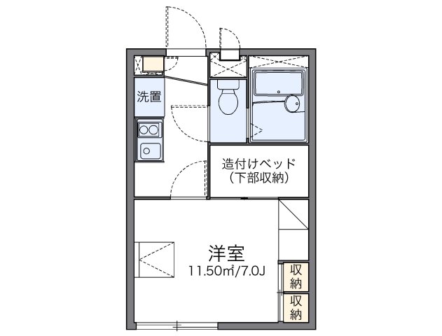 2階の間取り図