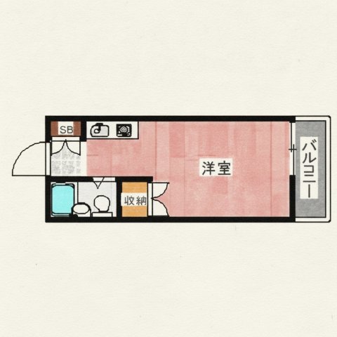 2階の間取り図