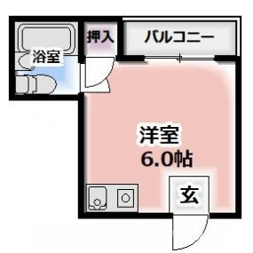 4階の間取り図