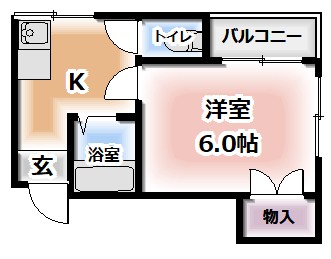 4階の間取り図