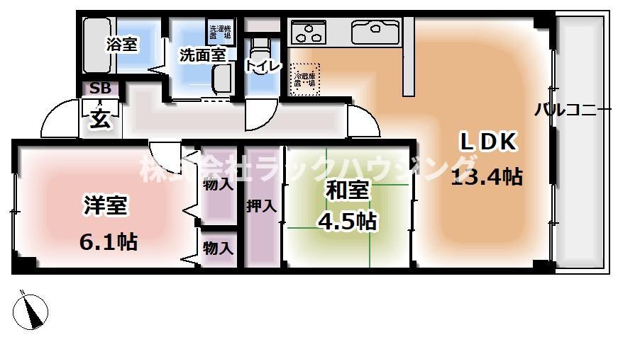 【お部屋さがしはラックハウジングにお問合せ下さいませ♪】  