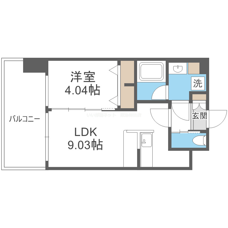 反転タイプ 図面と現状が異なる場合は現状優先となります。