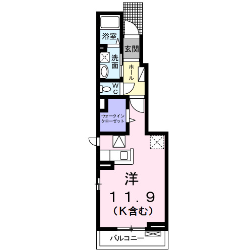 1階の間取り図