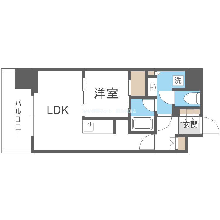 7階の間取り図