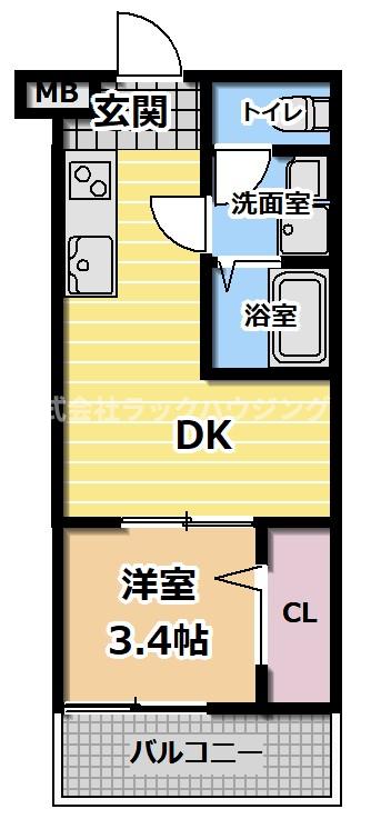 ※反転タイプになります。図面と現状が異なる場合は現状優先となります。