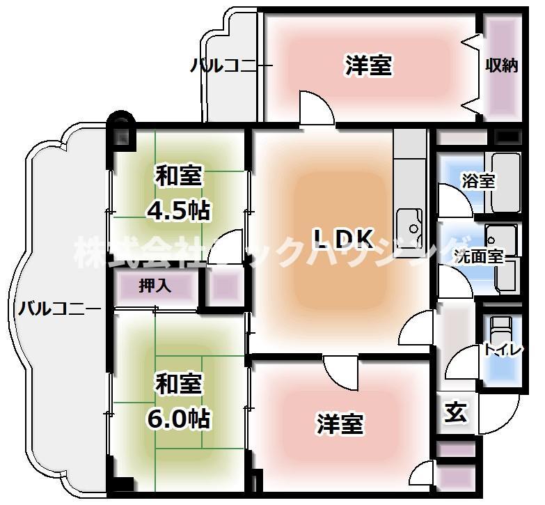 【お部屋探しはラックハウジングにお問合せ下さいませ】