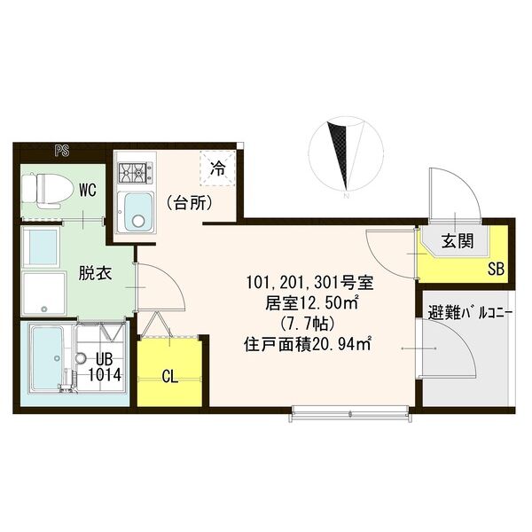 間取り、室内は現状優先