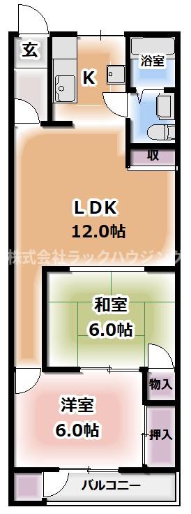 【お部屋さがしはラックハウジングにお問合せ下さいませ♪】