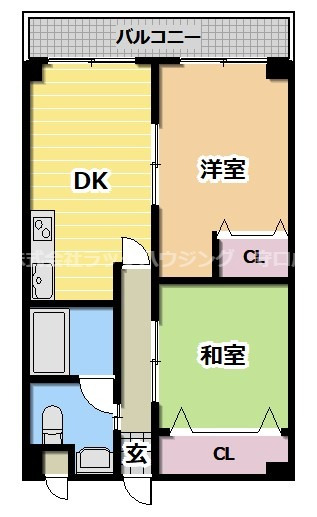 【お部屋さがしはラックハウジングにお問合せ下さいませ♪】外はこのようになっています