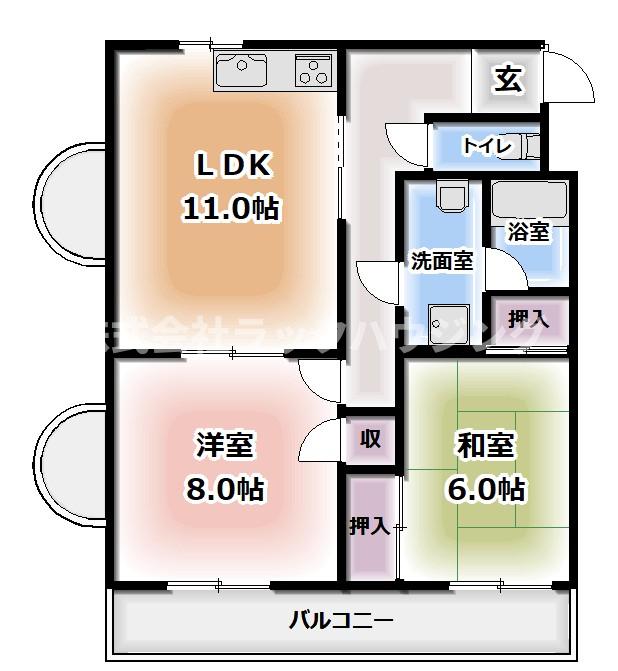 【お部屋探しはラックハウジングにお問合せ下さいませ】