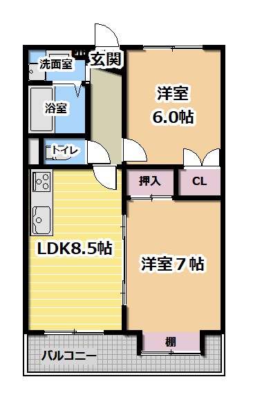 間取りは現況優先とさせていただきます。 【お部屋さがしはラックハウジングにお問合せ下さいませ♪】