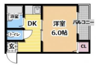 2階の間取り図