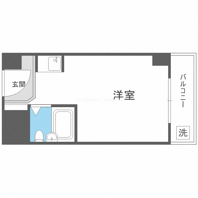8階の間取り図