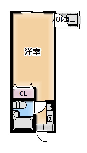 2階の間取り図