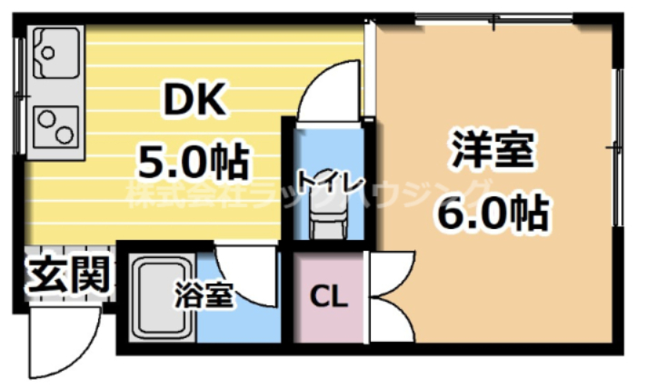 1階の間取り図