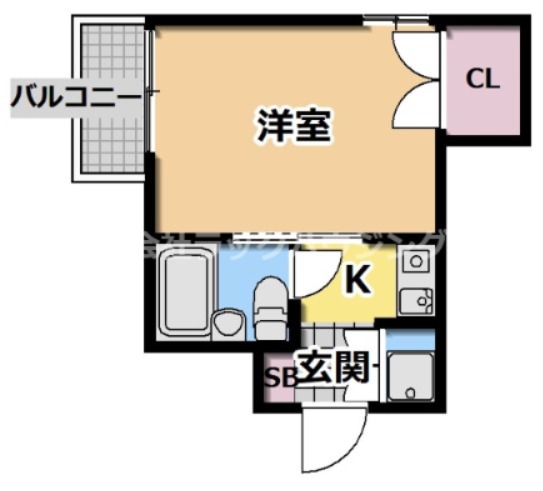3階の間取り図