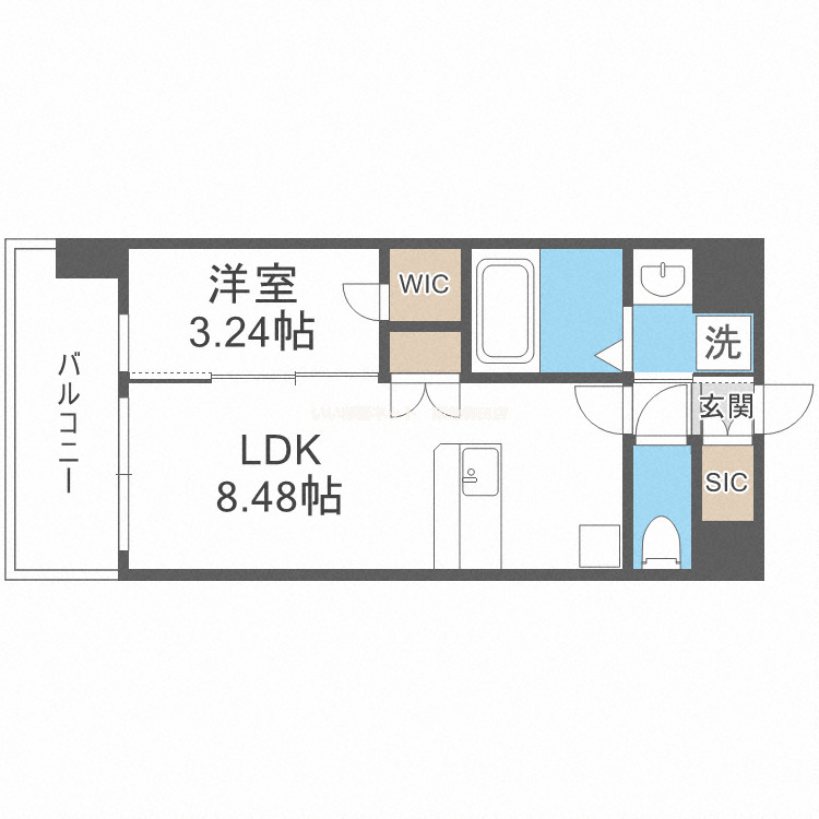 画像反転あり。図面と現状が異なる場合は現状優先となります。