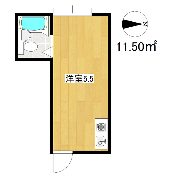 8階の間取り図