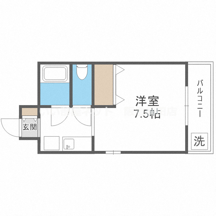 2階の間取り図