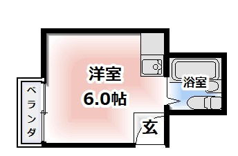 間取り：1R（12㎡）