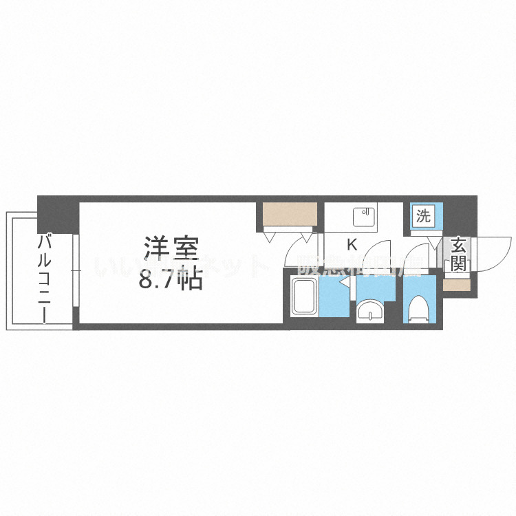 6階の間取り図