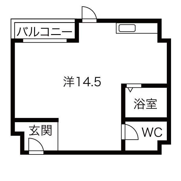 2階の間取り図