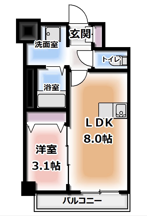 7階の間取り図