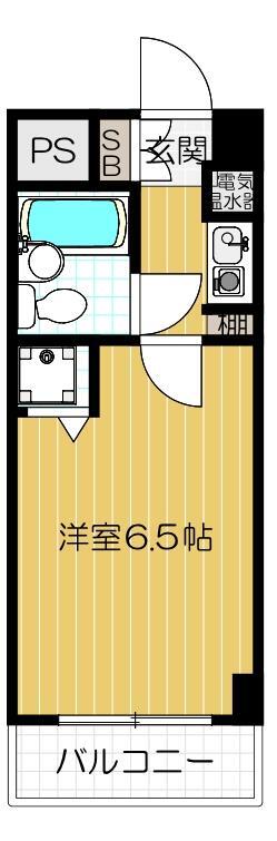 6階の間取り図