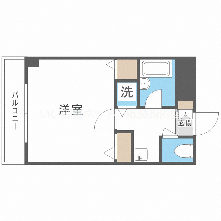 6階の間取り図