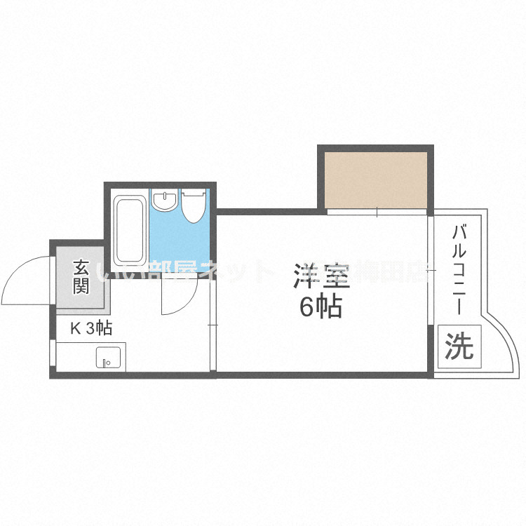 4階の間取り図