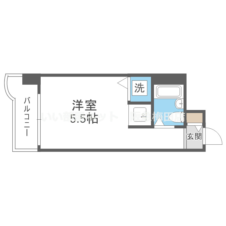 2階の間取り図