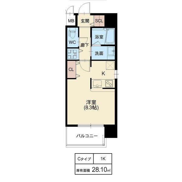 7階の間取り図