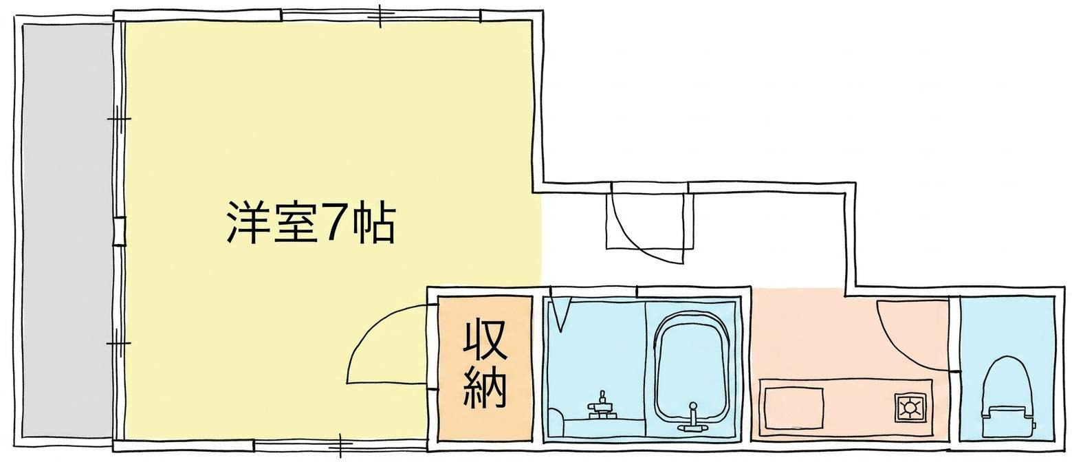 7階の間取り図