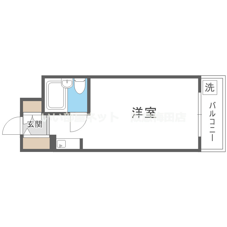 1階の間取り図