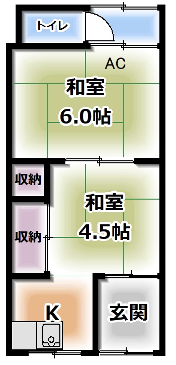 1階の間取り図