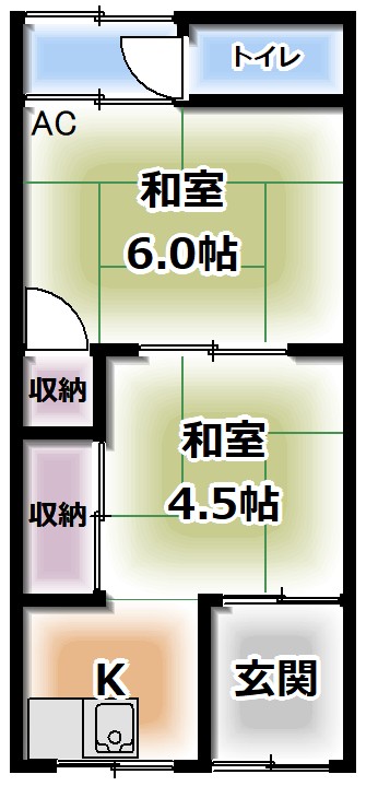 1階の間取り図