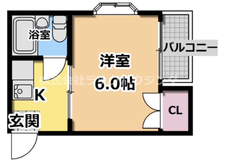 4階の間取り図